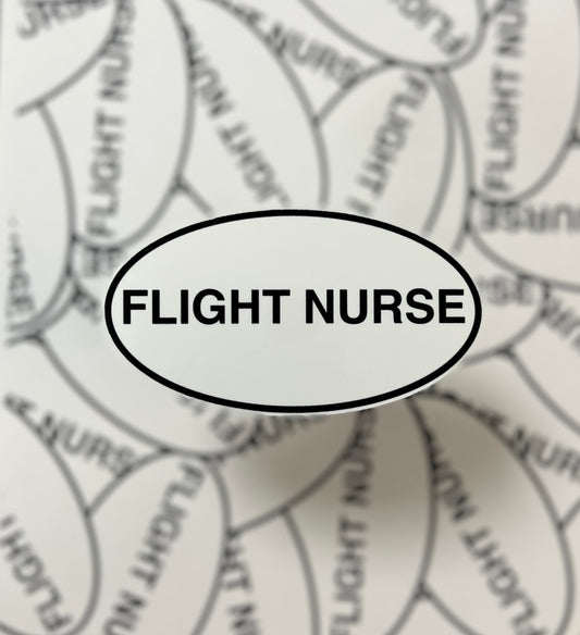 Flight Nurse Sticker / Decal