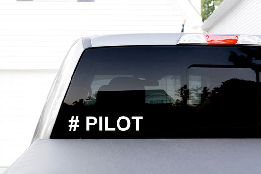 Vinyl Decal #PILOT